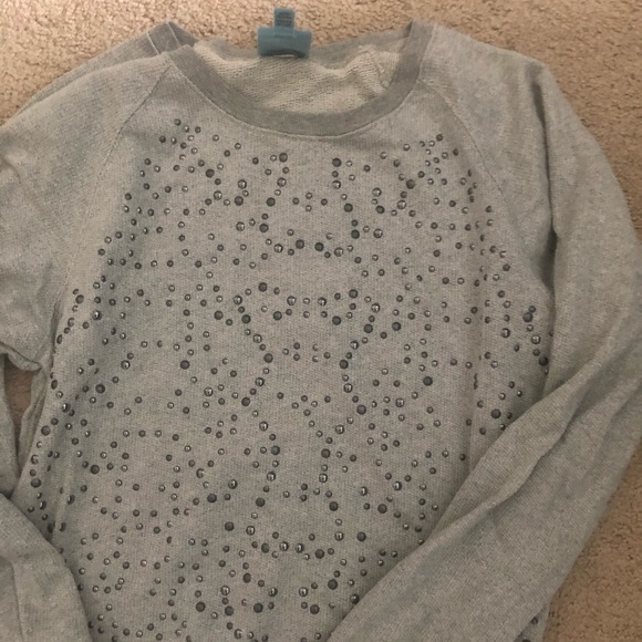 C and C California gray studded sweatshirt - Picture 4 of 8